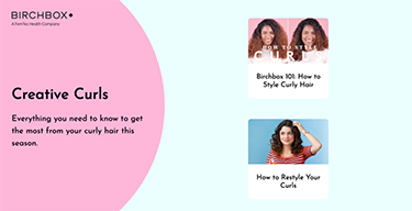 example of a branded resource library created with Beacon
