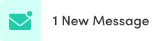 Image showing a new message alert for the resource library
