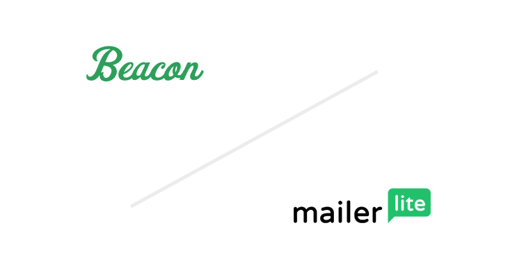 Beacon + MailerLite Logos